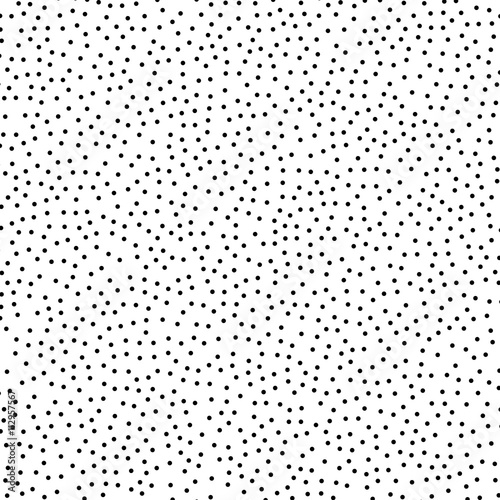 Abstract vector stipple dots pattern black. Polka dots