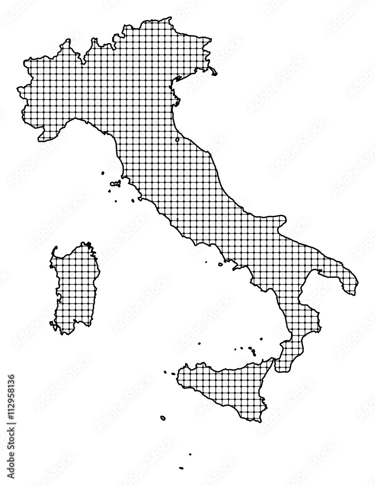 Obraz premium Map - Italy