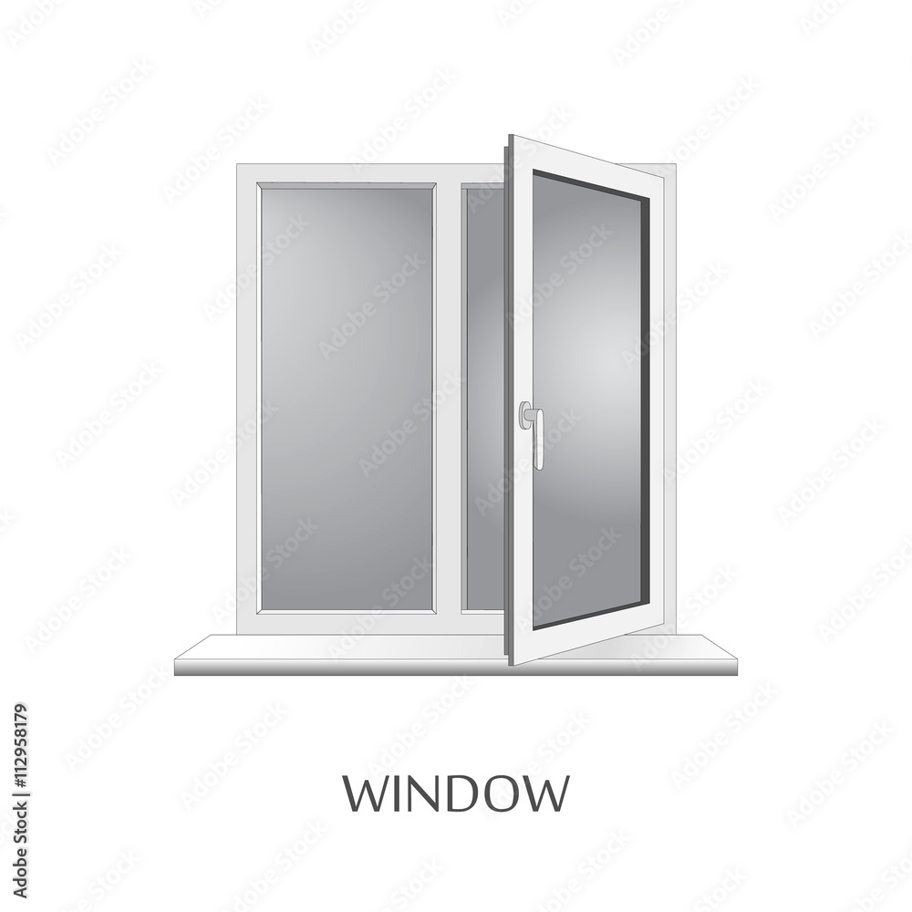 window frame on background window frame on background