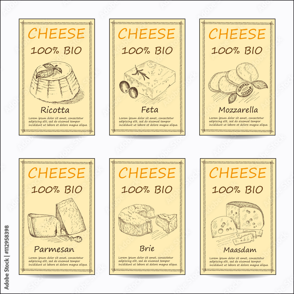 cheese sale tag banners