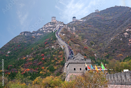 China the great wall at Juyong pass. photo