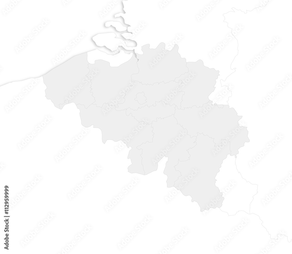 Fototapeta premium Map - Belgium