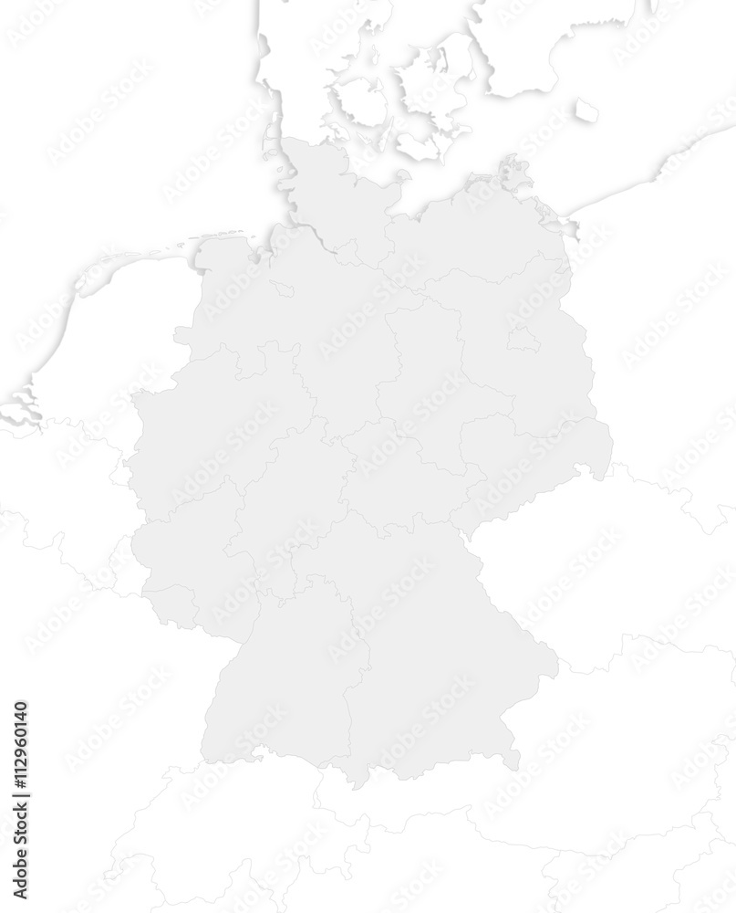 Obraz premium Map - Germany