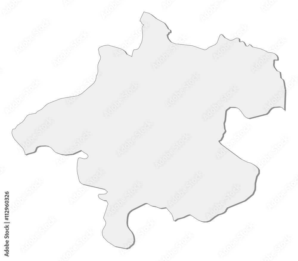 Map - Upper Austria (Austria)