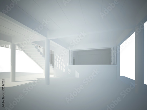 Fototapeta Naklejka Na Ścianę i Meble -  3d rendering of space 