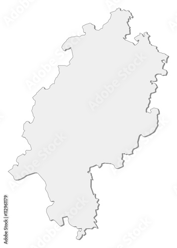 Map - Hesse (Germany)