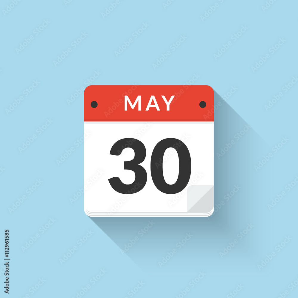 Vector Flat Calendar Icon design. May month Business symbol daily calendar design icon Vector Flat Calendar Icon design. May month Business symbol daily calendar design icon