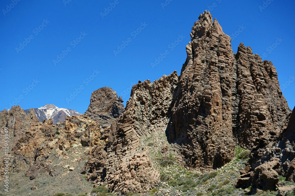 Roques de Garcia, Parque Nacional del Teide, Tenerife, Canary Islands, Spain