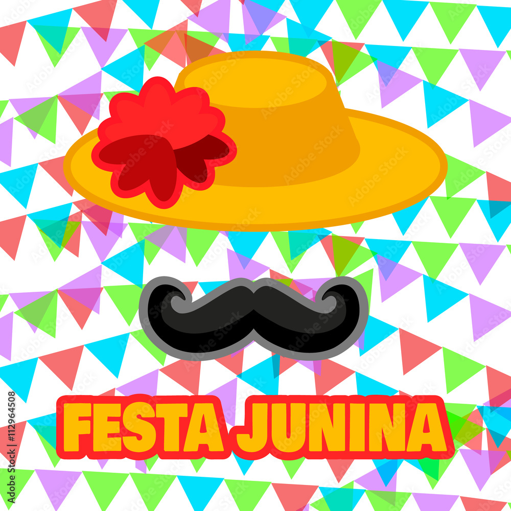 Festa junina flat man Festa junina flat man