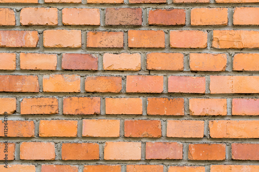 Obraz premium fasada z czerwonej cegły