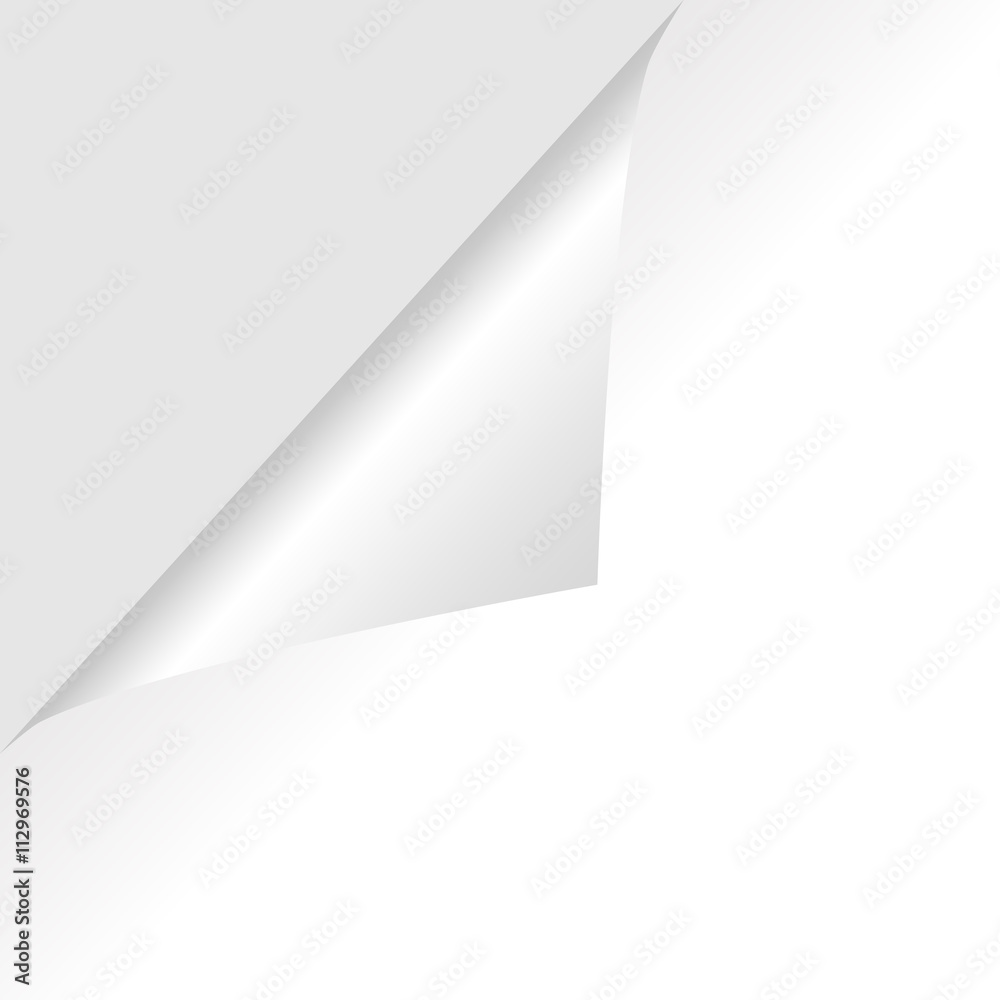 Page curl with shadow Page curl with shadow