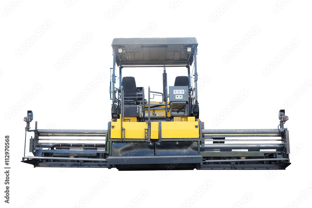 Fototapeta premium asphalt spreading machine