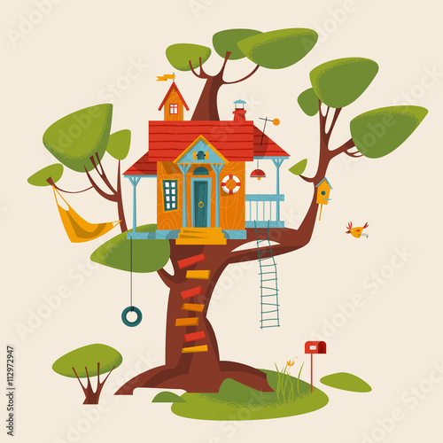 Tree house.