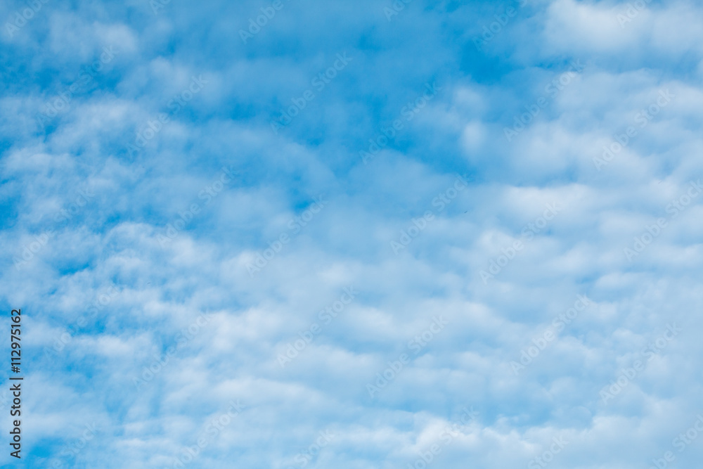 Fototapeta premium cloudy wave with sun shines blue sky