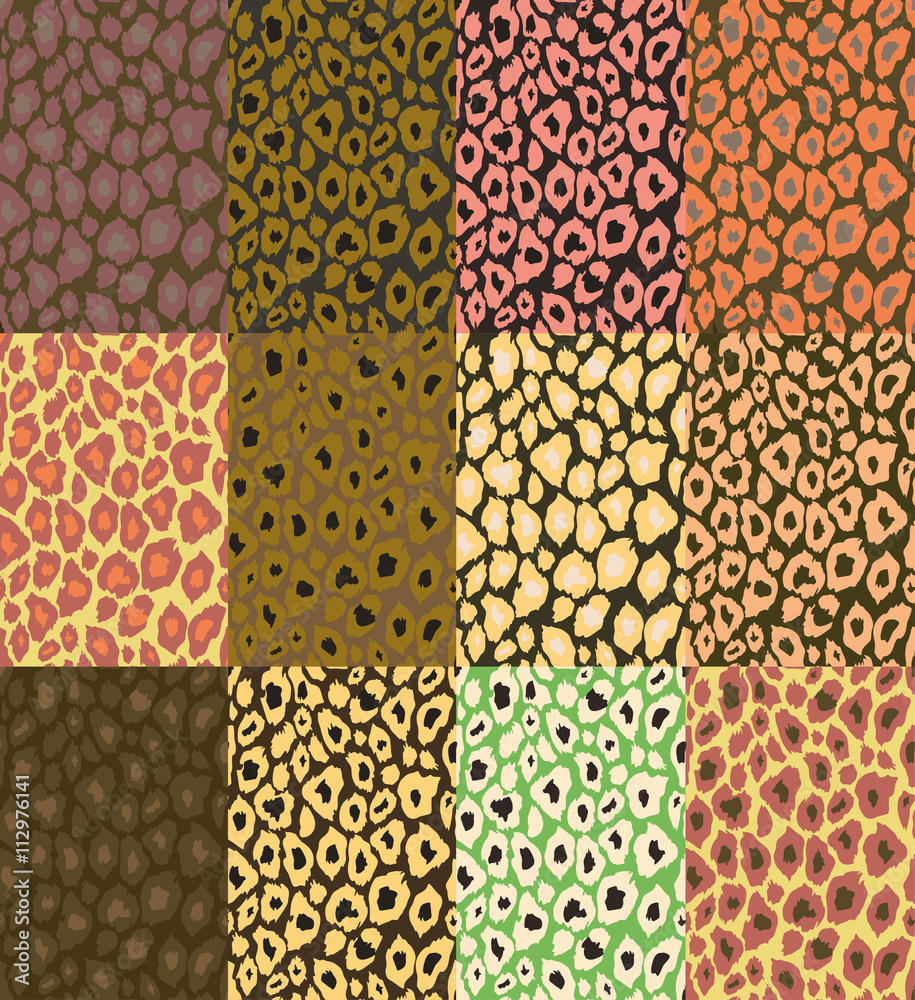 vector leopard texture