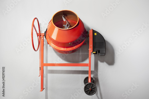 A cement mixer