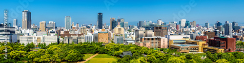 Skyline of Osaka city in Japan © Leonid Andronov