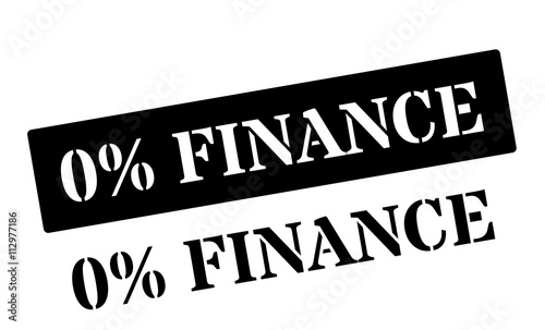 Wallpaper Mural Zero percent finance black rubber stamp on white Torontodigital.ca