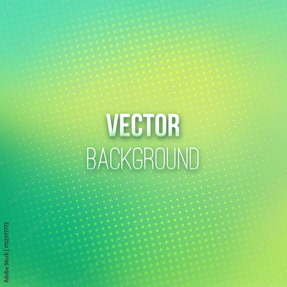 Colorful Blurred Background With Halftone Effect