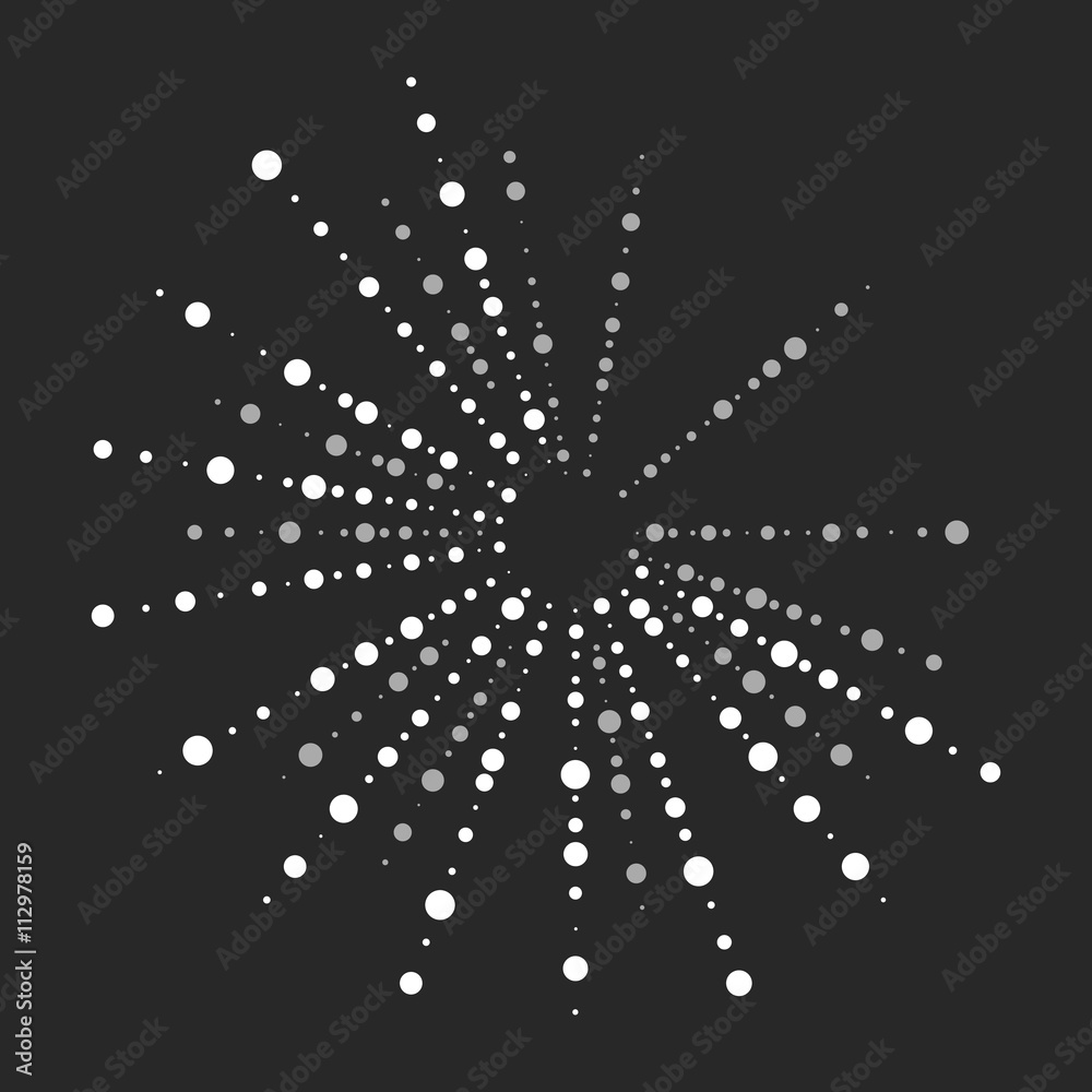 Abstract lines and dot Abstract lines and dot