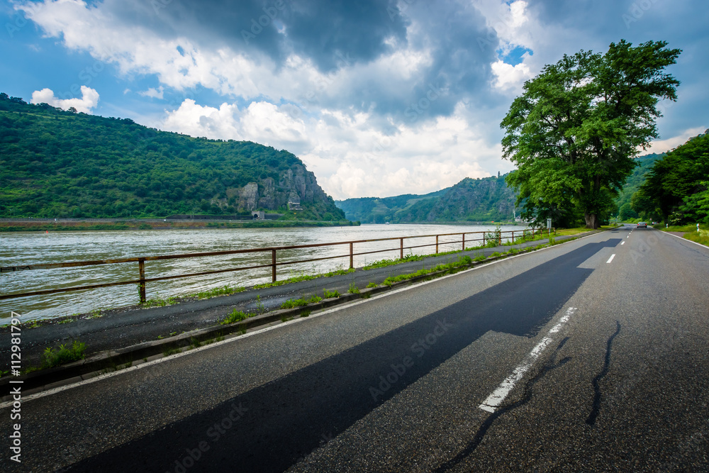 Naklejka premium am Rhein