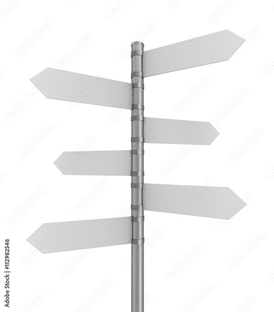 blank signpost blank signpost