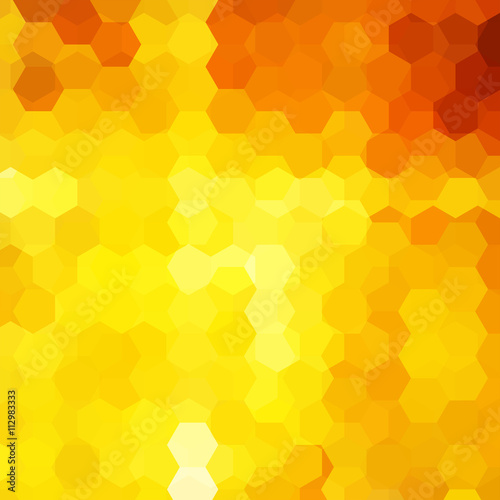 Vector background with hexagons. Can be used in cover design