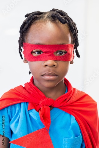 Fotografie Boy pretending to be a superhero