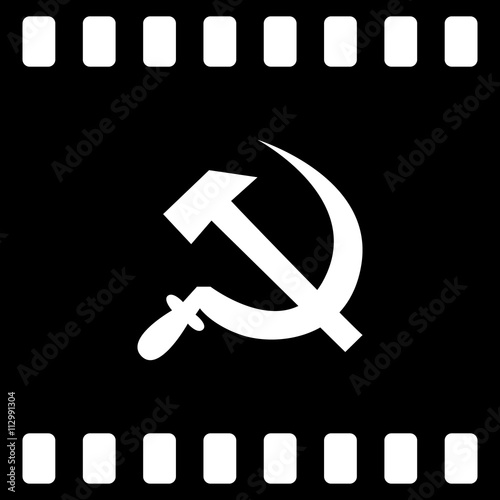 Hammer and sickle vector illustration