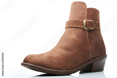 light brown ankle boot