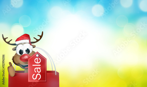 Christmas reindeer santa cl...