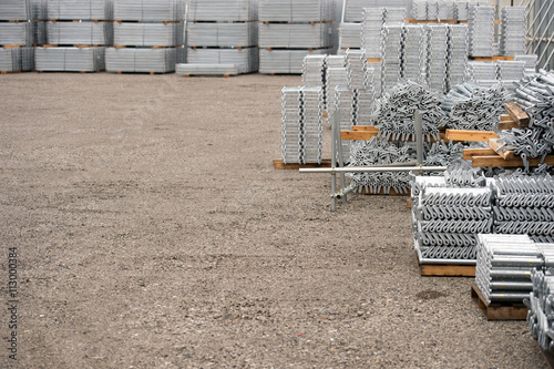 scaffolding materials yard

