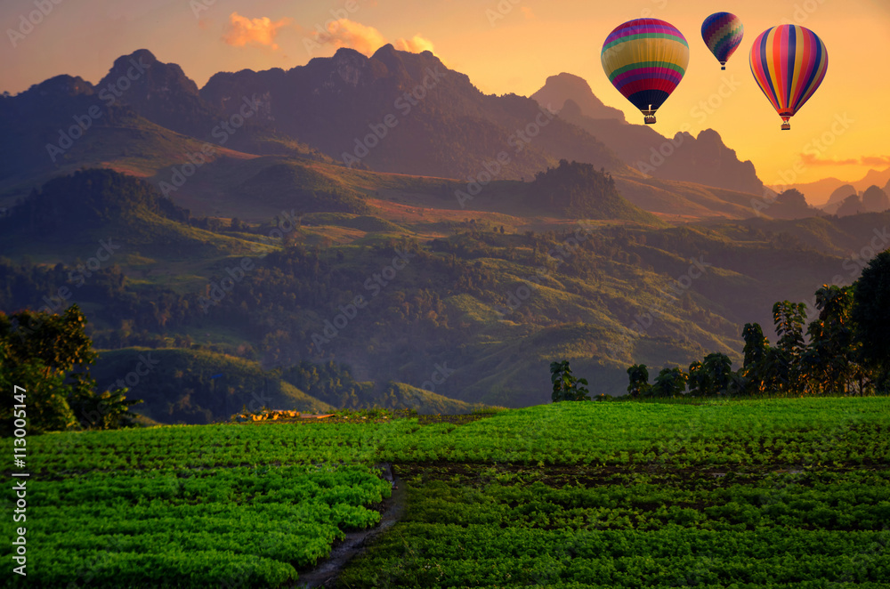 Naklejka premium Colorful balloons