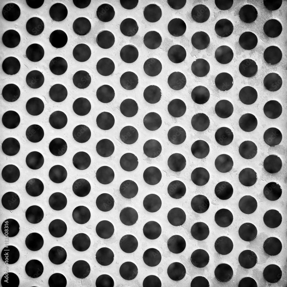 Seamless old metal grid pattern background Seamless old metal grid pattern background