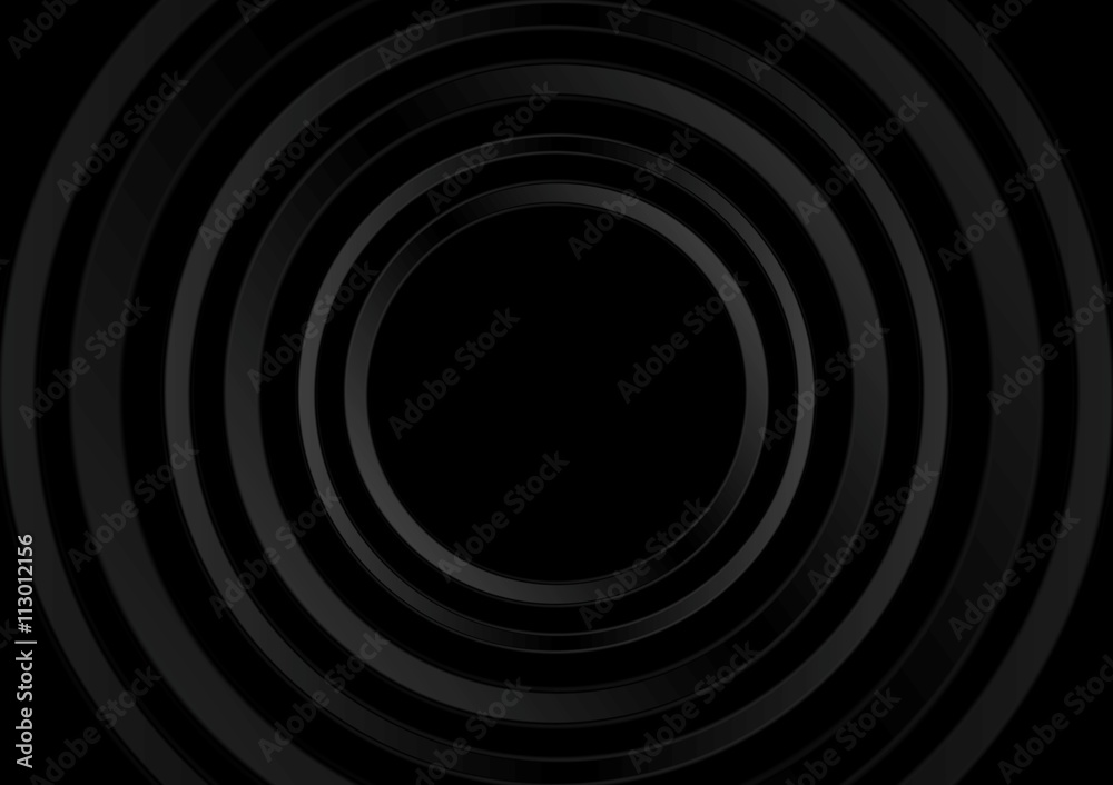 Abstract black technology rings design Abstract black technology rings design