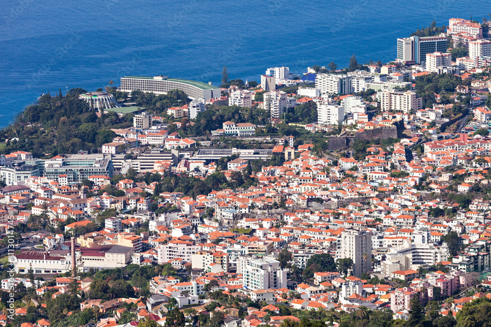 Funchal aerial view, Madeira