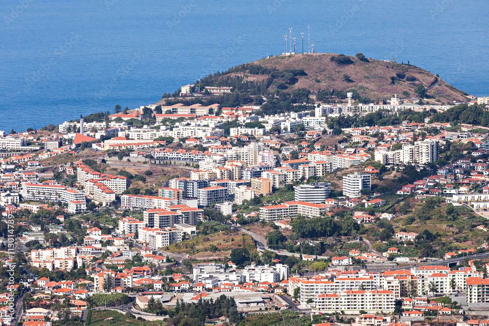 Funchal aerial view, Madeira