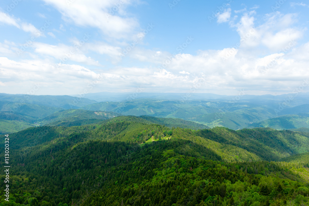 Mountain view in Romania