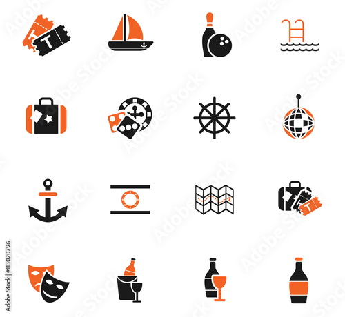 cruise icon set