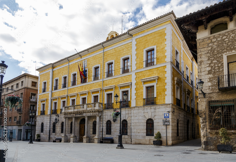 Town hall building in Teruel