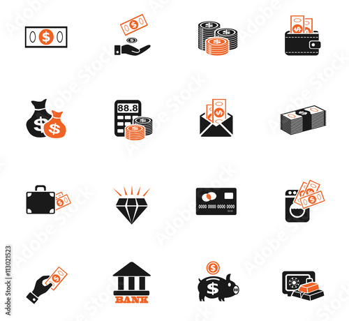 money icon set