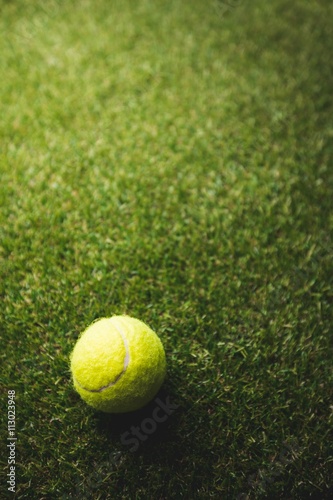 Close up of tennis ball