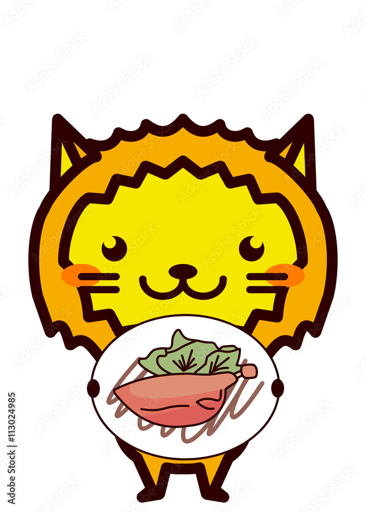 鴨肉のコンフィと動物シリーズ