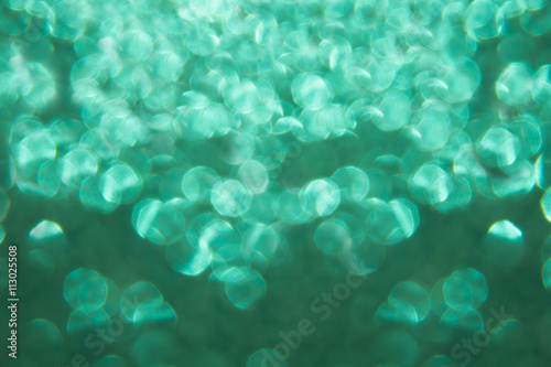 Abstract blurred background. Mint color background. Bokeh. © finepoints