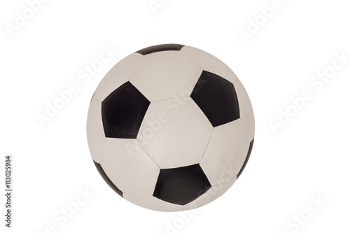 Close-up of football on white background