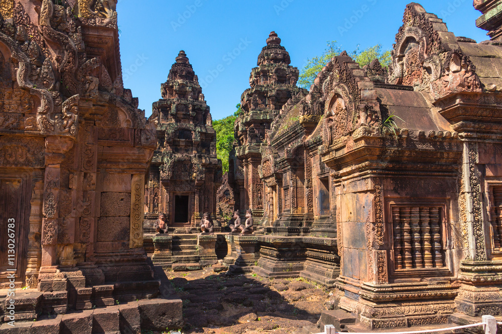 Naklejka premium Banteay Srei Temple, Cambodia