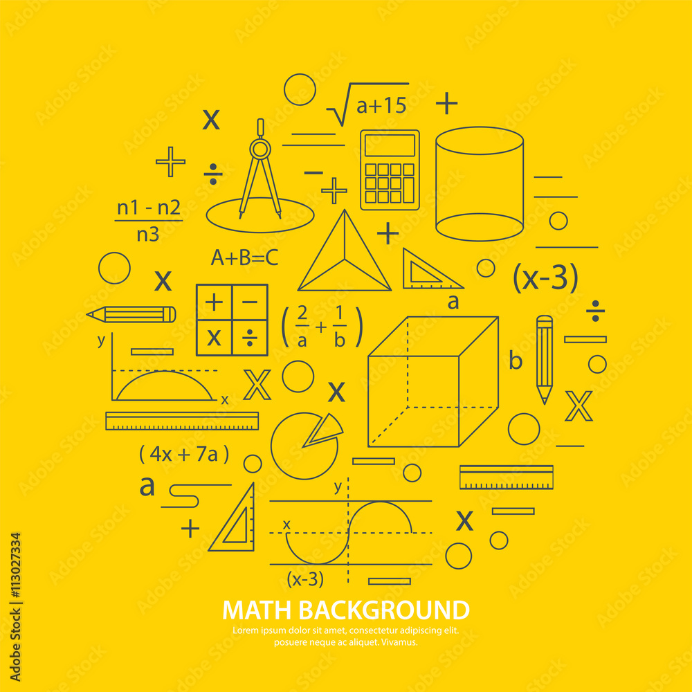math icon background