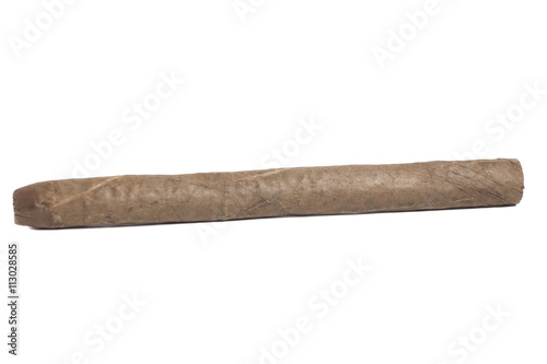 Cuban cigar isolated on white background