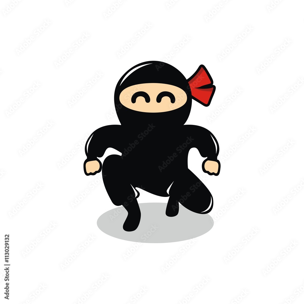 playful and fun ninja illustration for body scan 5334541 Vector Art at  Vecteezy