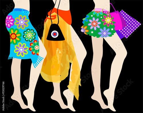 women's skirt and yellow pareo store